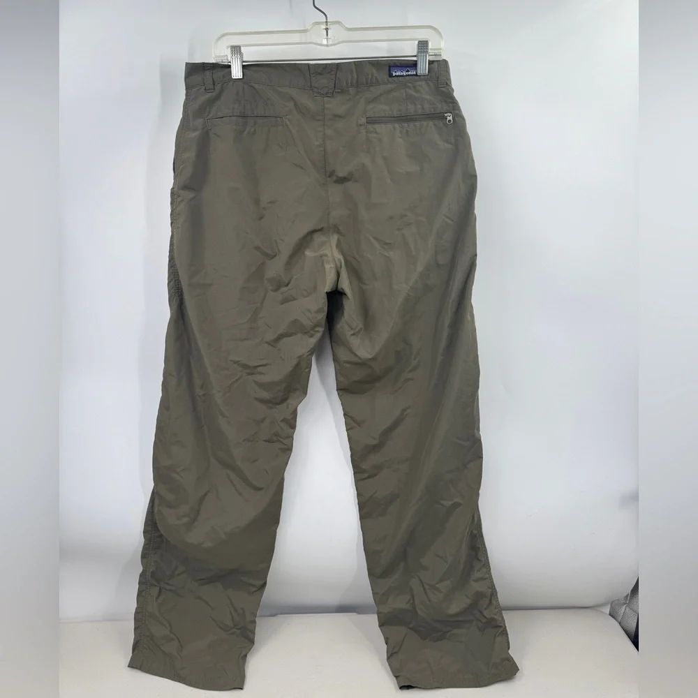 Vintage Patagonia Sol Patrol Pants Men’s 35 Olive Green Lightweight Retro